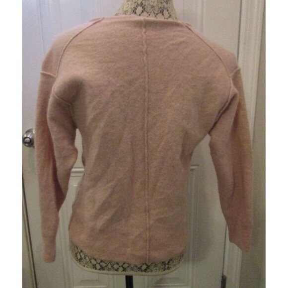 Free People Womens Pink 100% Cashmere Button Front Cardigan Sweater Size S - Picture 4 of 7